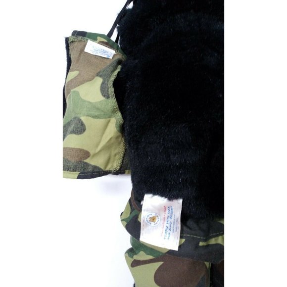 Build A Bear Workshop Dimples Retired Bear in Army - Picture 6 of 9